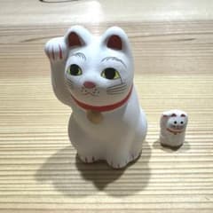 豪徳寺 招き猫 2号 豆 - メルカリ