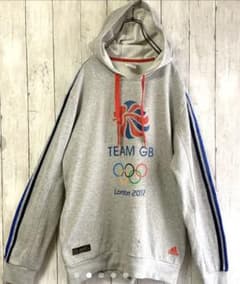 激レア　アディダス　プルオーバーパーカー　スウェット　ロンドン五輪のサムネイル
