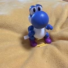 ヨッシー ゼンマイ式 フィギュア 青