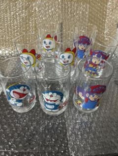 아* 님 아라레 짱 도라에몽 도라미 짱 캐릭터 글라스 8 개 세트