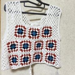 wcloset カギ針モチーフビスチェのサムネイル