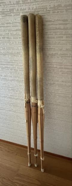 竹製剣道竹刀 3本セットのサムネイル