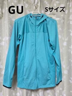 GU SPORTS パーカー ブルー Sサイズのサムネイル