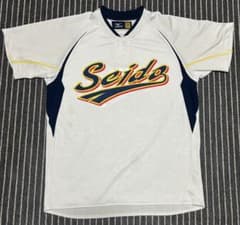 野球漫画ダイヤのA青道高校野球部ミズノ製ユニフォーム型Tシャツ S