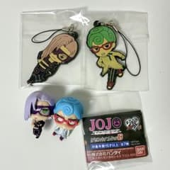 ジョジョの奇妙な冒険 メローネ /ギアッチョ　ストラップ フィギュア 4点セットのサムネイル