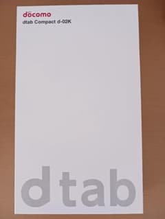 docomo dtab Compact d-02K 本体のサムネイル