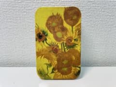 ゴッホ展限定販売品　ひまわり 缶 小物入れのサムネイル
