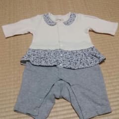 (雨の日セール)中古　Conoco セパレート風　ロンパース 70　女の子のサムネイル