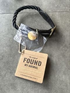 FOUND MY ANIMAL ブラックロープ首輪 Mサイズのサムネイル