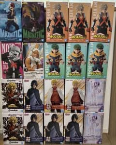 ヒロアカ　NARUTO オーバーロード　フィギュア20体 ヒロアカ NARUTO オーバーロード フィギュア20体 - メルカリ