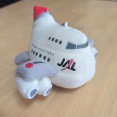 JAL 飛行機型ぬいぐるみキーホルダーのサムネイル