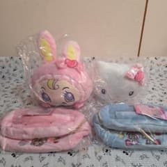 メゾピアノ ふわふわバニティバッグ エンジェルほおづえ ぬいぐるみセット