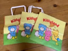紙袋　グリコ　キティランド（Kitty land）３枚のサムネイル