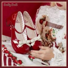 Dolly Doll メリージェーン パンプス レッドのサムネイル