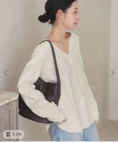 【新品】Plage R’IAM シルクMIX DAMEGE シャツのサムネイル