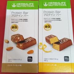 HERBALIFE プロテインバー 2種セット　ハーバライフ 新品】2箱セット ハーバライフ プロテインバー 低GI プロテイン - メルカリ