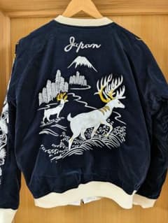 ✨️希少 ウエアハウス 別珍 スカジャン リバーシブル 手差し刺繍 鹿 虎 M m56042848803_1.jpg?1757512763