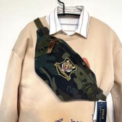 新品 ポロ ラルフローレン ベア トラ迷彩タイガー虎ボディバッグ