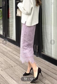 神戸レタス　レースタイトスカート　岡部あゆみコラボレーションのサムネイル