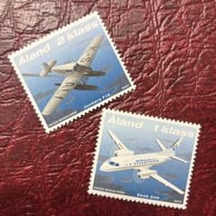 79777外国切手 オーランド諸島 航空機 2種揃 - メルカリ