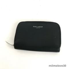 SaintLaurent サンローラン コインケース ラウンドファスナー 黒のサムネイル