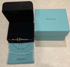ミミちゃん様専用♡Tiffany 美品ティファニーTワイヤーバングル K18PGのサムネイル