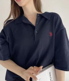Ada. // U.S.POLO ASSN. ニット ポロシャツのサムネイル
