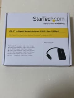 【未使用】StarTech.com USB-C 有線LAN US1GC30Bのサムネイル