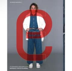 neonsign wide denim slacksのサムネイル