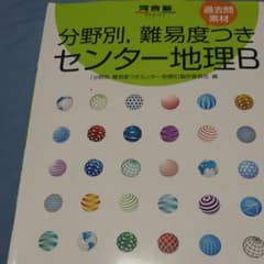 分野別,難易度つきセンター地理B 過去問素材のサムネイル