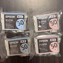EPSON 純正インク ICLC50 ICLM50 計4個セットのサムネイル