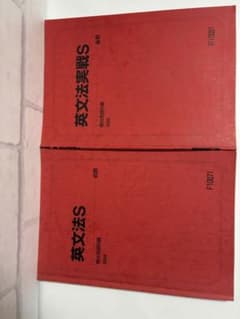 駿台 英文法S 前期 英文法実戦S 後期 2025 2冊セット、書込有りのサムネイル