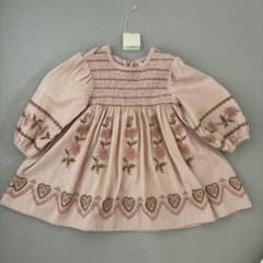 Apolina】 Penny Smock Dress pink 2-3y - メルカリ