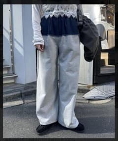 kastane デニム切り替えスウェットパンツのサムネイル