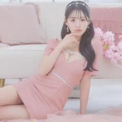 【♡最終値下げ♡】JEWELS キャバドレス リボンビジュー格子柄半袖ミニドレスのサムネイル