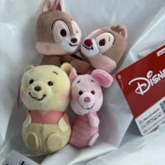 ディズニー チェリーブロッサム　ペアマスコット プーさん　チップとデール