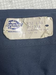 チビタグ　ディッキーズ 874 デッドストック　外タグ付き　貴重　42タロン チビタグ ディッキーズ 874 デッドストック 外タグ付き 貴重 42タロン