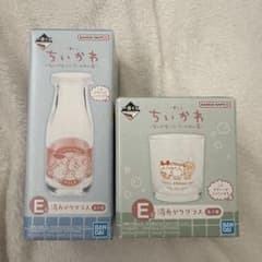 치이카와 이치 반 쿠지 E 상 유가 글라스 2 점 세트