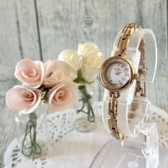 希少】agete アガット 腕時計 ピンクゴールド ラウンド ソーラー