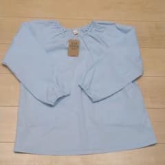 【エスエス様 専用‼️】 ② 撥水スモック  （150）サックス色のサムネイル