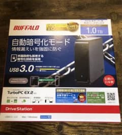 BUFFALO HD-LX1.0U3D 外付けハードディスクのサムネイル