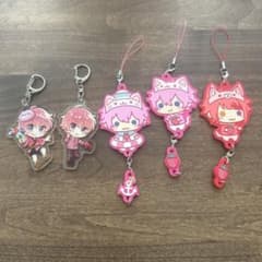 すとぷり さとみ 莉犬 アクリルキーホルダー 5点セットのサムネイル