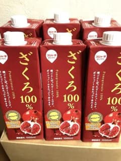 ザクロジュース　100%  6本　新品のサムネイル