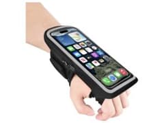 美品✨ランニング　アームバンド メッシュ構造 ブラック　スマホ用アームバンドのサムネイル