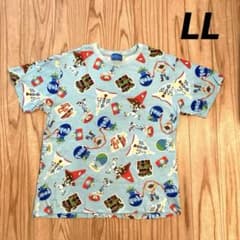 도쿄 디즈니 리조트 LL 사이즈 남녀 겸용 토이 스토리 반소매 T 셔츠