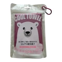 COOL TOWEL 冷感タオル ピンク UVカット UPF50+のサムネイル