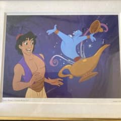 【希少】ディズニー アラジンのエッチングアート 額装アート　クラシック　ジーニー m56086338064_1.jpg?1714742166