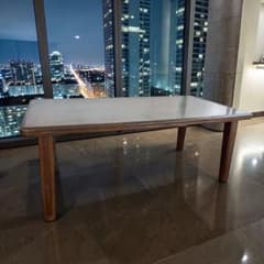 597. 大型木製ダイニングテーブル 180cm 重厚天板 机 テーブル 重厚 597【B】大型木製ダイニングテーブル 180cm 重厚天板 机 テーブル 重厚