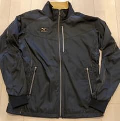 ★美品★人気ミズノプロ　ウインドブレーカー　ジャンパー　Lサイズ　ブラックのサムネイル