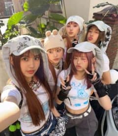 NewJeans着用】 W.I.A RABBIT BITE DENIM CAP - メルカリ